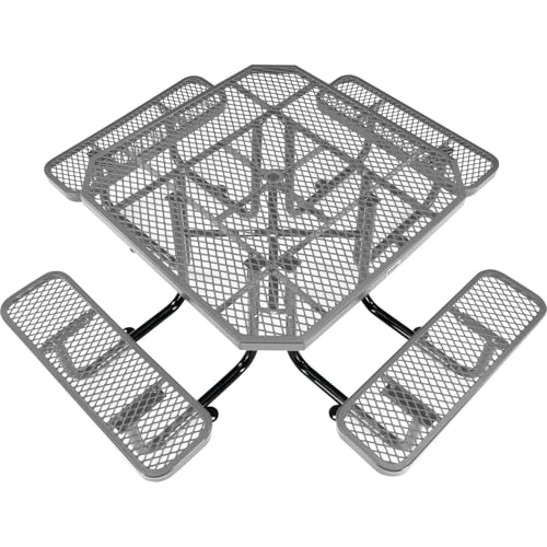 Global Industrial Gray / Industrial / 1 Picnic Tables