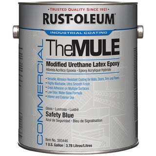 Safety Blue MULE Modified Urethane Latex Epoxy by Rust-Oleum – 17 Fl Oz (Pack of 1), Safety Blue, Model 393446
