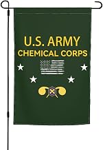 US Chemical Corps Double Sided Flag Outdoor Indoor Lightweight Garden Decor91