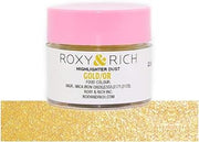 Roxy & Rich Highlighter Dust Food-Decoration Powder Color - Gold 2.5 Grams