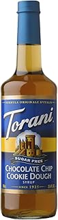 Torani Sugar-Free Chocolate Chip Cookie Dough Drink Syrup, 750mL bottle