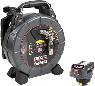 RIDGID SeeSnake® microREEL APX & CSX Via System with TruSense® - 1 Battery and 1 Charger Included