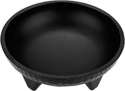 G.E.T. MOJ-803-BK Black 26 oz. Molcajete Bowl, Break Resistant Dishwasher Safe Melamine Viva Mexico Collection (Pack of 12)