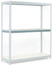 Global Industrial Additional Level For Wide Span Rack 48"Wx36"D Wood Deck 1200 Lb Cap., Gray