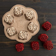 Nordic Ware Toffee / 2.25 cups / Rosebud Cakelet Specialty & Novelty Cake Pans