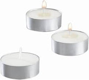 Sterno Tealight Candle, 5 Hour Burn, 0.5" h, White, 50/Pack, 10 Packs/Carton