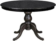 Furnifact Solid Wood Round Dining Table, Wooden Kitchen Table Circle Dining Room Pedestal Table Round Wood