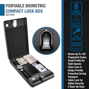 Barska Biometric Keypad / White / 1 Hard Pistol Cases