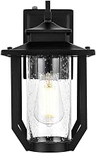Wensley One Light Outdoor Wall Sconce Black