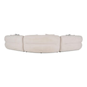 Nomad - Modern Off-White Fabric Curved Sectional Sofa by Limari Home – Fabric, Off-white, Model LIM-82127