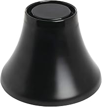 HUBERT Black Melamine Pedestal - 6 1/2"Dia x 4 7/10"H