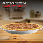 Stock Your Home 50 Pack (9 Inch) / Silver / 50 Pack Pie Pans
