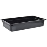 14CW110 Black Camwear Full Size x 4" D Food Pan by Cambro – 4.0 inches, Polycarbonate, White, Model 14CWB