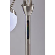Phoebe LED Color Changing Floor Lamp by Adesso – Brushed Steel, Model 4041-22