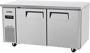 Turbo Air JURF-60 2 Door Dual Temp Undercounter Refrigerator/Freezer