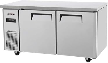 Turbo Air JURF-60 2 Door Dual Temp Undercounter Refrigerator/Freezer