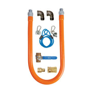 BK Resources Commercial Gas Hose Connector Kit # – 1" Diameter x 36", Copper, Model BKG-GHC-10036-SCK3