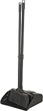 Upright Dust Pan & Lobby Broom Combo Kit by Global Industrial – 36"L x 13"W x 4"H, Plastic, Black, Model 261790