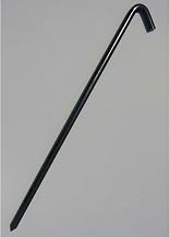 Hook Stake, 24" L, Black