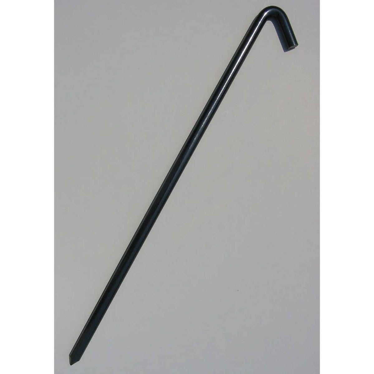 Hook Stake by Monk Industries – 26"L x 1"W x 4"H, Steel (Baked Enamel Finish), Black, Model 62524BBK