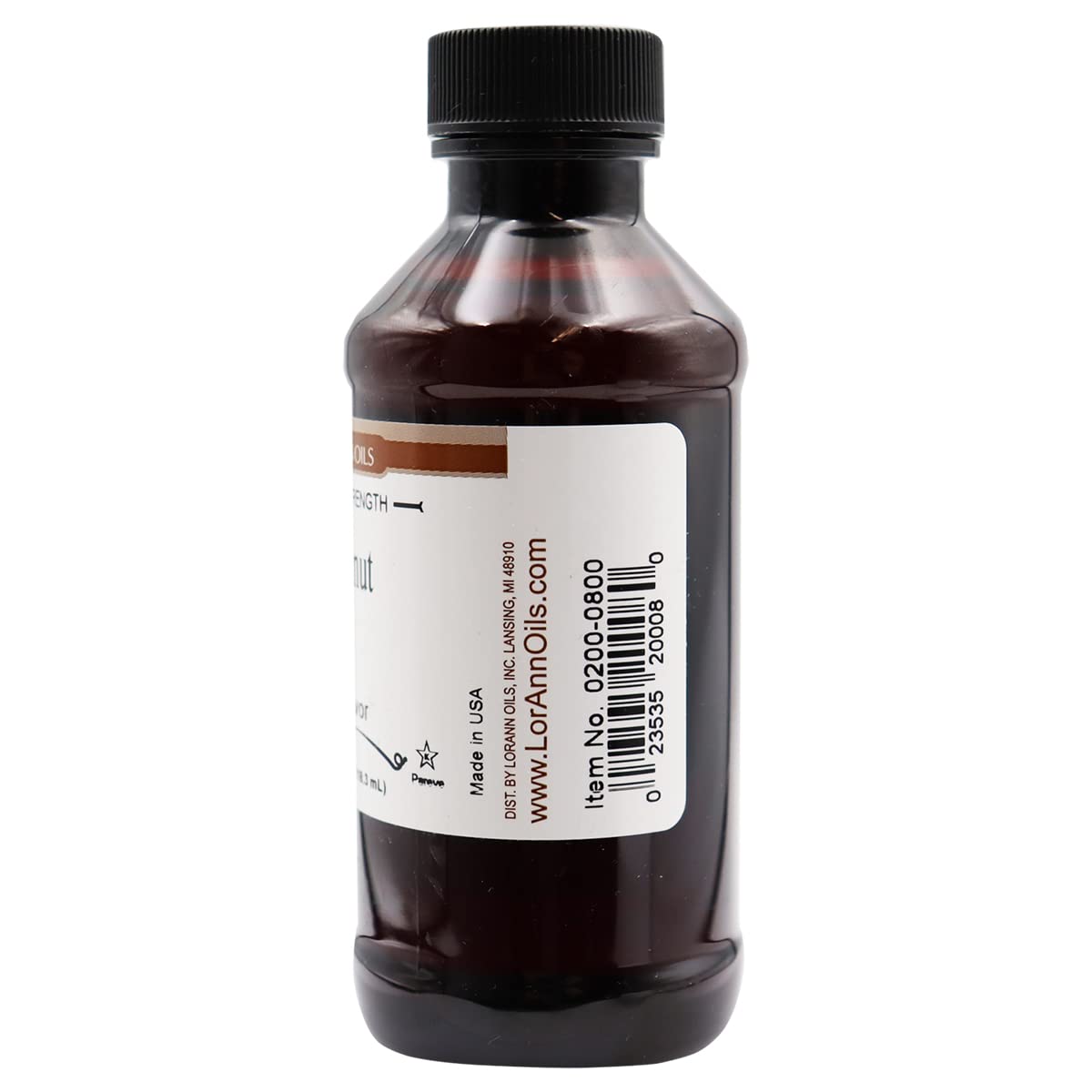 LorAnn Walnut SS Flavor (formally black walnut) by LorAnn Oils – 4 ounce, Cream to Light Brown, Model 0200-0800