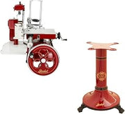 Berkel Volano B3 Flywheel Slicer w/Pedestal, Red, Made in Italy