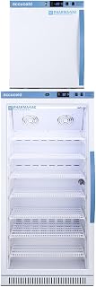 ACCUCOLD ARG8PV-AFZ1PVSTACKLHD 24 Inch Wide Performance Series All-Refrigerator/All-Freezer Combination - White; Temperature Alarms; Factory-Installed Locks; LHD (Left-Hand Door Swing)