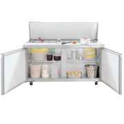 60 1/5" Mega Top Sandwich/Salad Prep Table w/Refrigerated Base by MOTAK – 65.35x38.98x49.21, In Description, Check Images, Model MST-60-24-X