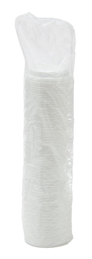DART 16EL White Cappuccino Plastic Lid Fit For Hot/Cold Foam Cup by SOLO – 16 oz, 24.0 fluid_ounces, Plastic, WHITE, Pack of 1000