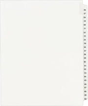 Avery Legal Exhibit Dividers, Side Tab, 26-50, Letter Size, 1 Set