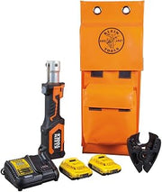 KLEIN TOOLS BAT207T3 Cable Cutter for Cu/Al, Power Tool Runs on 2 Ah DeWALT 20V Batteries