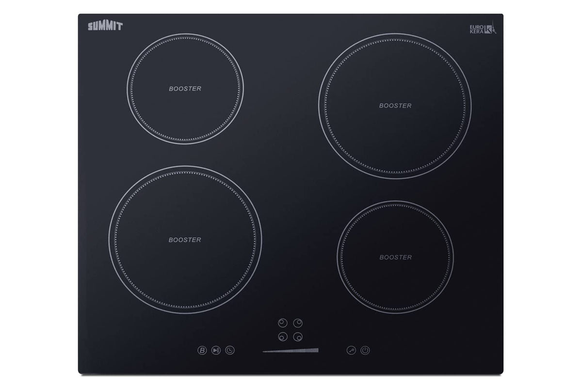 Summit Appliance Black / 24 Inch / 1 Countertop Burners