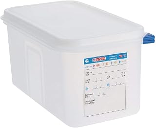 Araven Food Container 6L 1/3 GN H 150 x W 325 x D 176mm Package Content 4