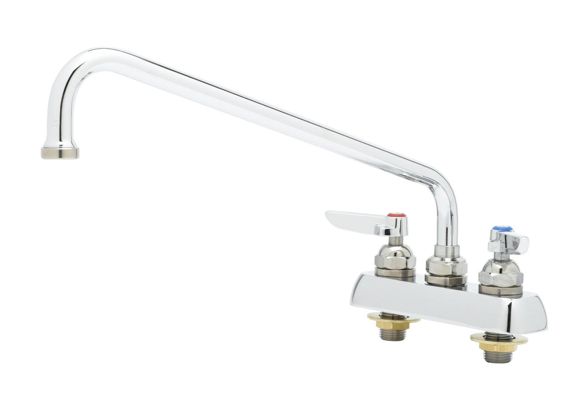 TS Brass Workboard Faucet with Swing Nozzle by T&S Brass – not_applicable, Brass, Chrome, Model B-1113