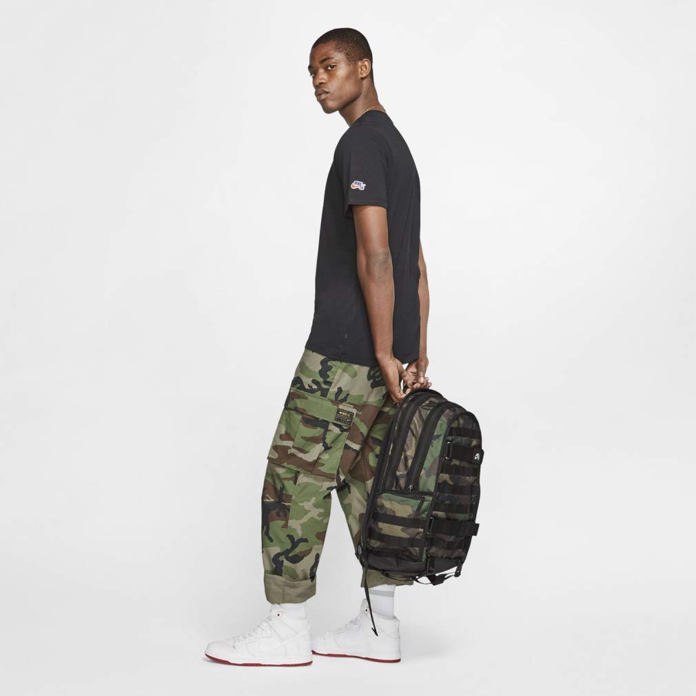 SB RPM AOP Backpack - CK by Nike – One Size, Polyester, Camo/Black, Model CK5888-010
