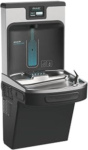 Elkay LZS8WSMP-W1 Enhanced Filtered Connected Bottle Filler & Single ADA Cooler Refrigerated Midnight Black Lead Reduction Drop Down Wrapper