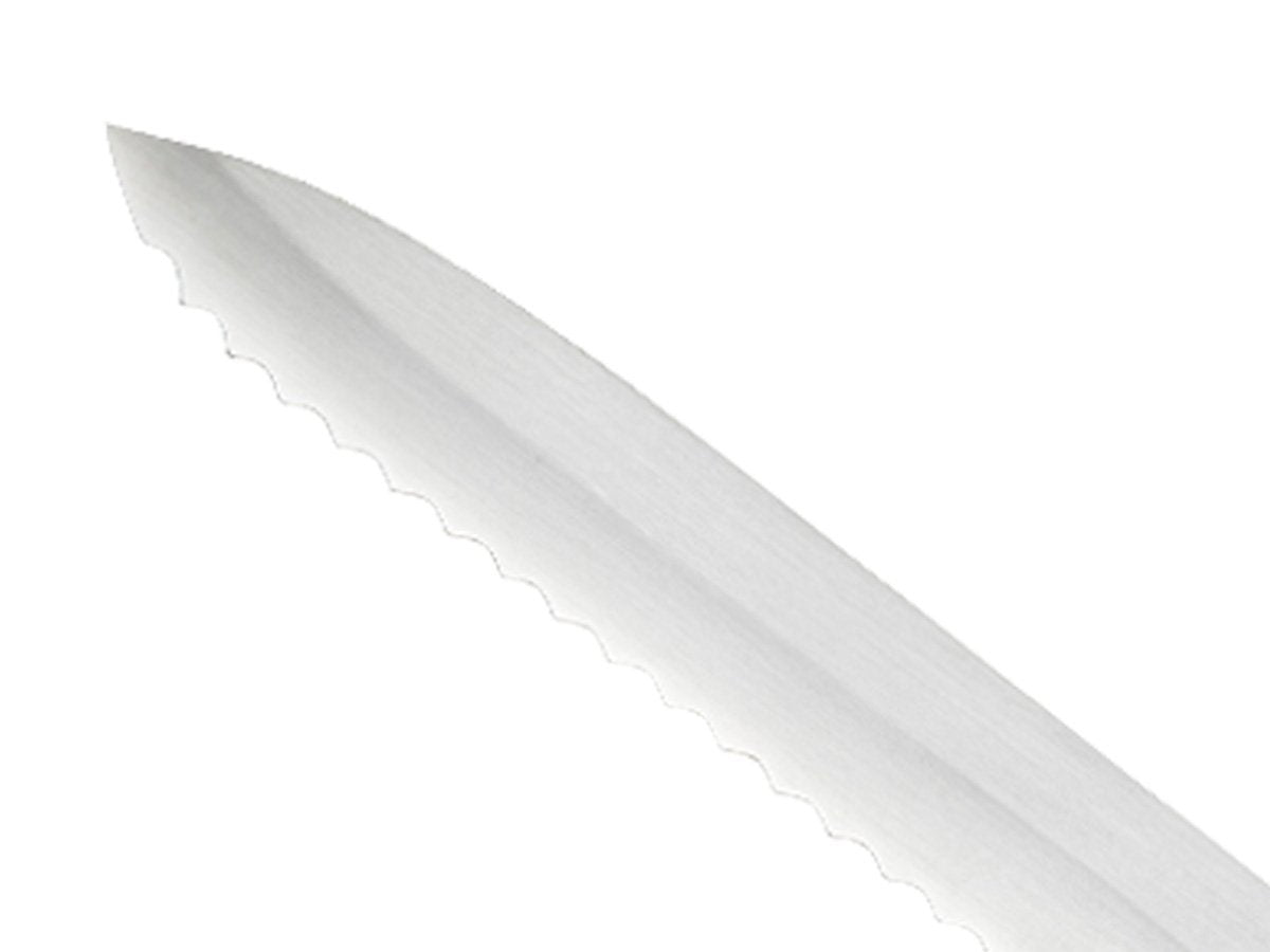 Mercer Culinary 8" / White / Wavy Edge Offset Utility Knife 8 Inch Boning Knives
