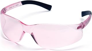 S2517SN Mini Ztek Safety Glasses PINK Frame w/ PINK Lens (12 Pair) by Pyramex