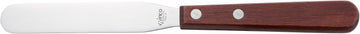 Winco Blade Bakery Spatula, 4.25-Inch, Stainless Steel, Brown | Dishwasher safe, Non-slip handle, Oval tip, Flexible blade, Great for Griddles, Burgers, Eggs and Kitchen Prep