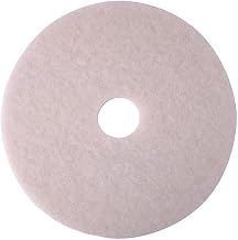 Pro 17" Polishing Floor Pad, 262038, FullCycle Round, White | 5/Case