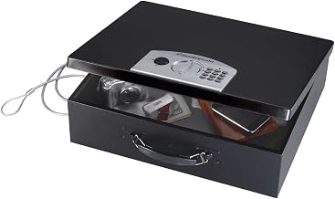 Portable Laptop Safe, 0.5 cu ft, Black
