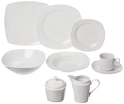 10 Strawberry Street White / Square / One Size Dinnerware Sets