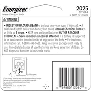 Energizer 4 Count (Pack of 1) / 0 / Multicolor Coin & Button Cell