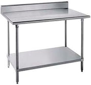 Heavy Duty Height Adjustable Stainless Steel Top Workbench Size: 36" H x 40.5" W x 24" D