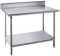 Heavy Duty Height Adjustable Stainless Steel Top Workbench Size: 36" H x 40.5" W x 24" D