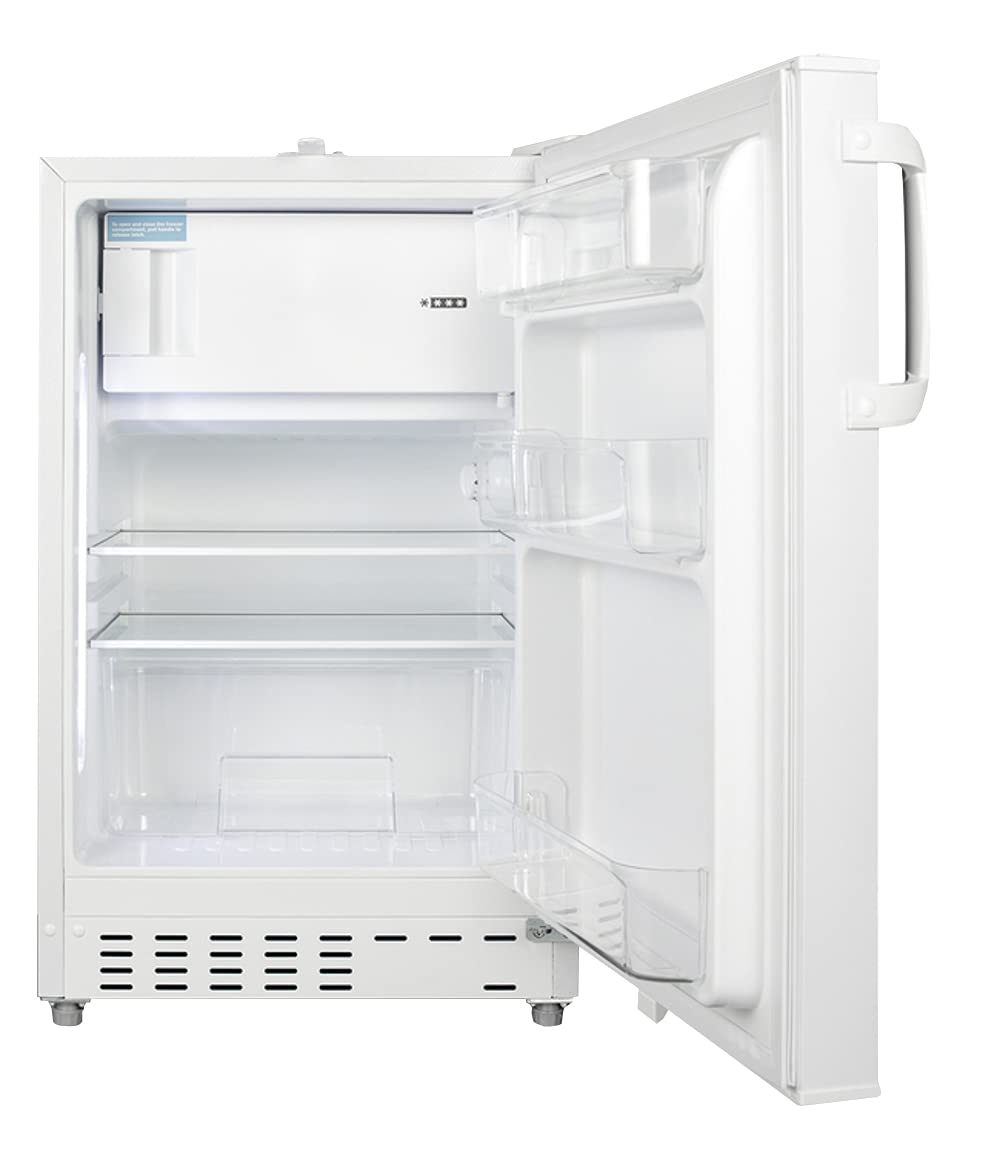 Summit 20" Built-in Refrigerator Freezer White by Summit Appliance – 20", 2.68 cubic_feet, White, Model ALRF48