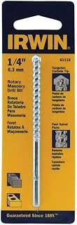 Tools 61116 Irwin 1/4" x 4" Carbide Light Duty Masonry Bit