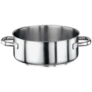 World Cuisine 39 Quart Stainless Steel Rondeau without Lid by PADERNO – 39.1 Quarts, 37 liters, Stainless Steel, Model 1009-50