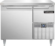 DLRA43-SS Designer Line Refrigerated Base Worktop Unit, 43" W, Full Stainless