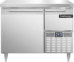 DLRA43-SS Designer Line Refrigerated Base Worktop Unit, 43" W, Full Stainless